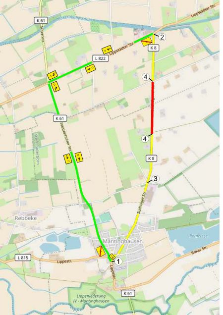 Umleitungsstrecke Kreisstraße 8 